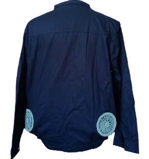 Jaket Kipas Pendingin Senjoy untuk Pria Wanita - Kontrol 3 Kecepatan Bertenaga Baterai untuk Pekerja Suhu Tinggi