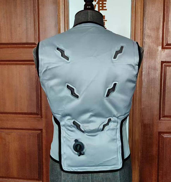 Pakaian Pendingin Sirkulasi Air Senjoy TPU, Pompa Senyap, Ukuran Dapat Disesuaikan, Dengan Catu Daya Portabel, Untuk Pekerjaan Luar Ruangan