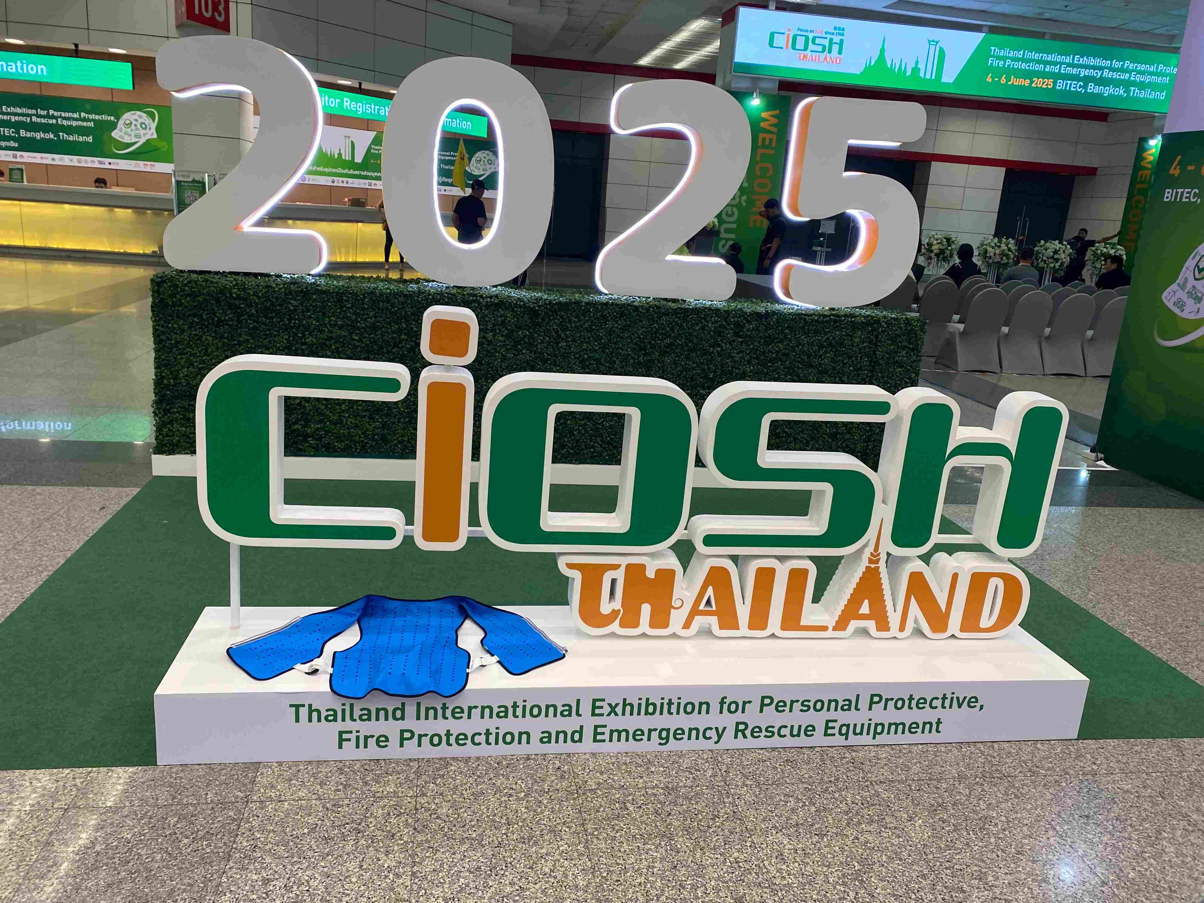Pakaian Pendingin SenJoy Suzhou Sukses Gelar Pameran di Thailand Safety Expo 2025