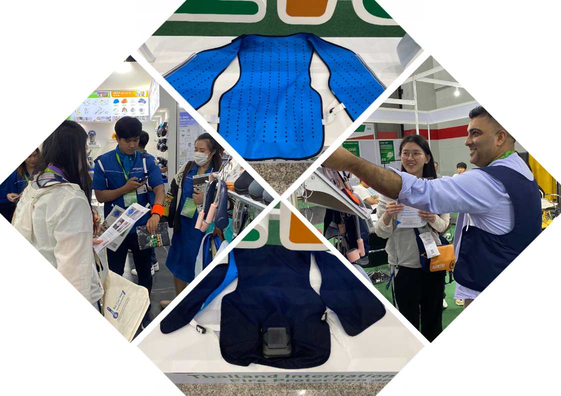 Pakaian Pendingin SenJoy Suzhou Sukses Gelar Pameran di Thailand Safety Expo 2025